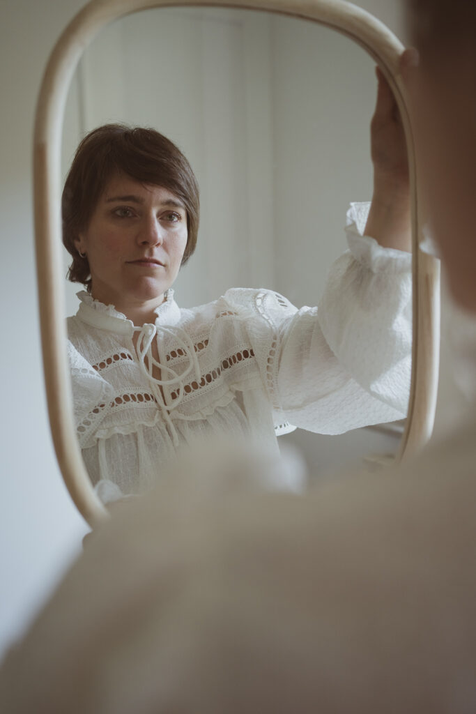 portrait in the mirror
